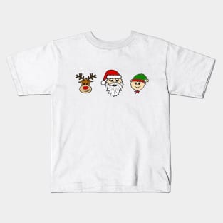 Santa and Friends Kids T-Shirt